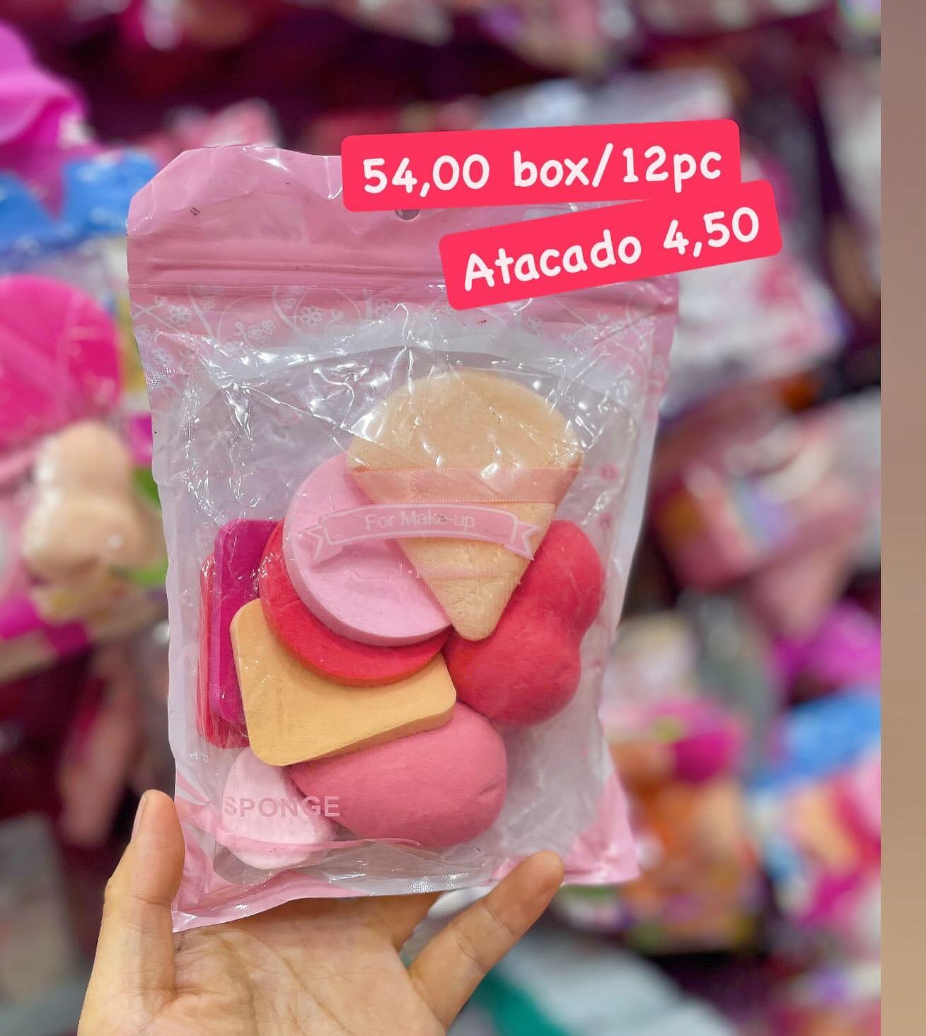 Kit de Esponjas para Maquiagem em Formatos Sortidos