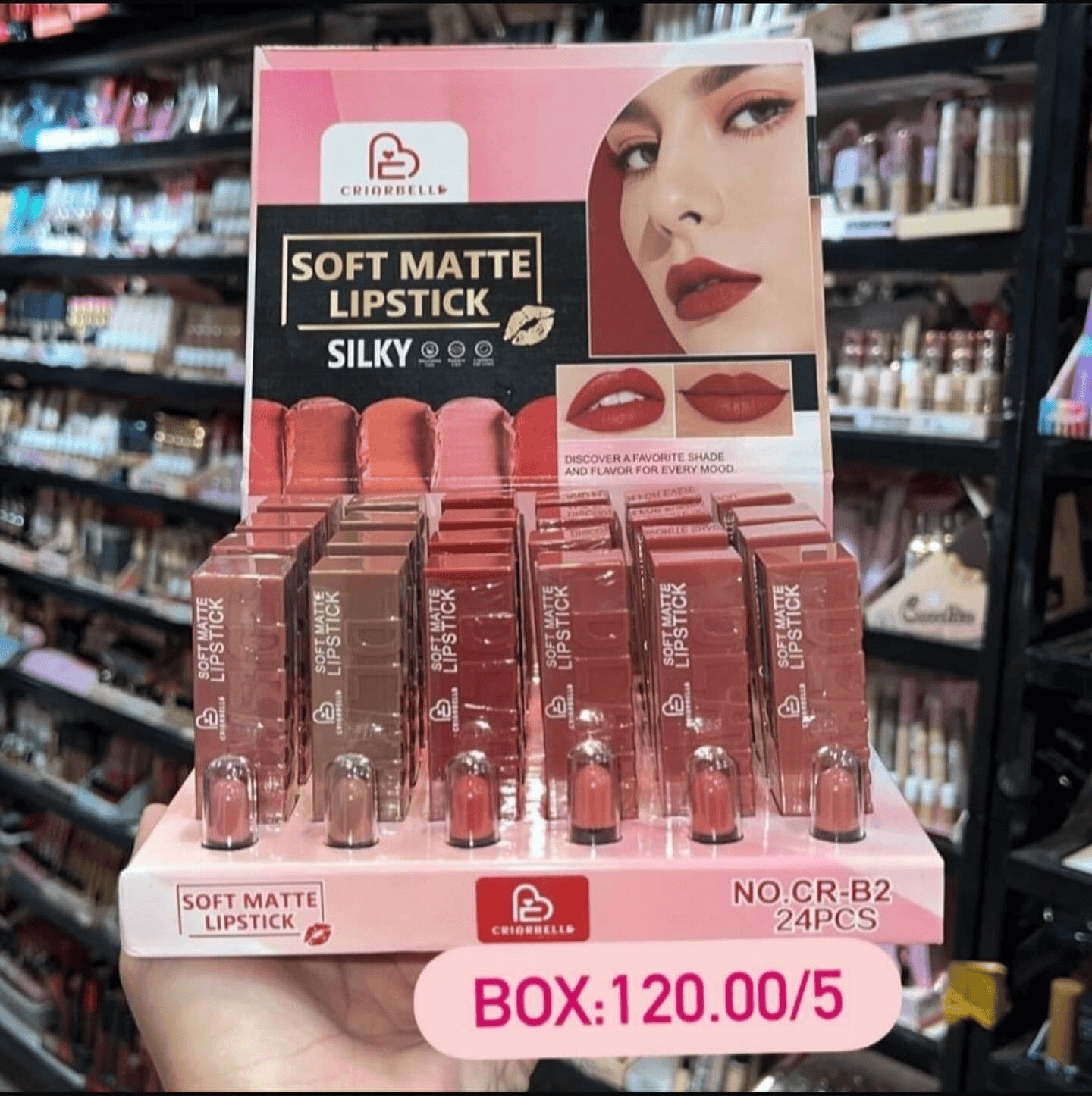 Batom Soft Matte Lipstick Silky Criobelle CR-B2