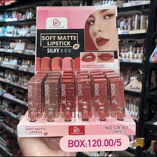 Batom Soft Matte Lipstick Silky Criobelle CR-B2