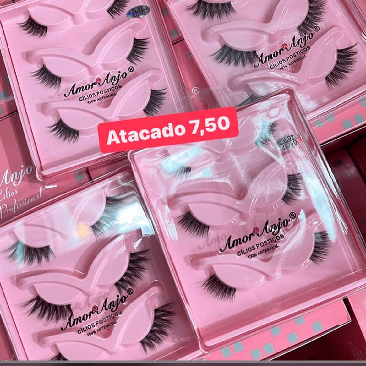 Cílios Postiços Amor Anjo 100% Artesanal