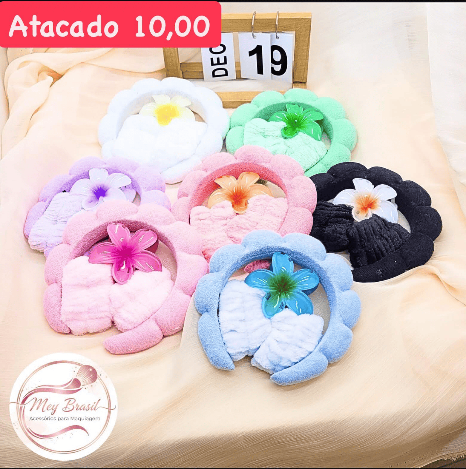 Elásticos de Cabelo Flor