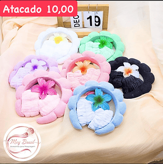 Elásticos de Cabelo Flor