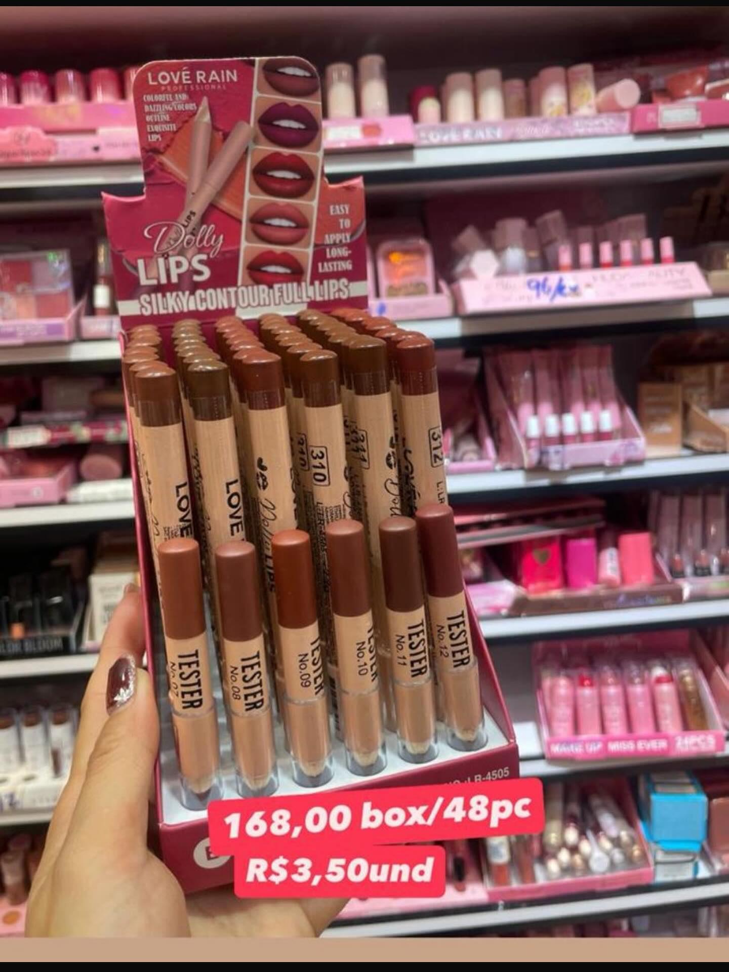 Lápis de Contorno Labial Dolly Lips Love Rain R-4505