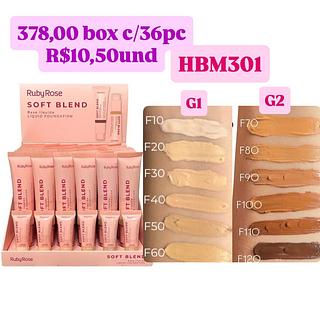 Base Líquida Soft Blend Ruby Rose HBM301