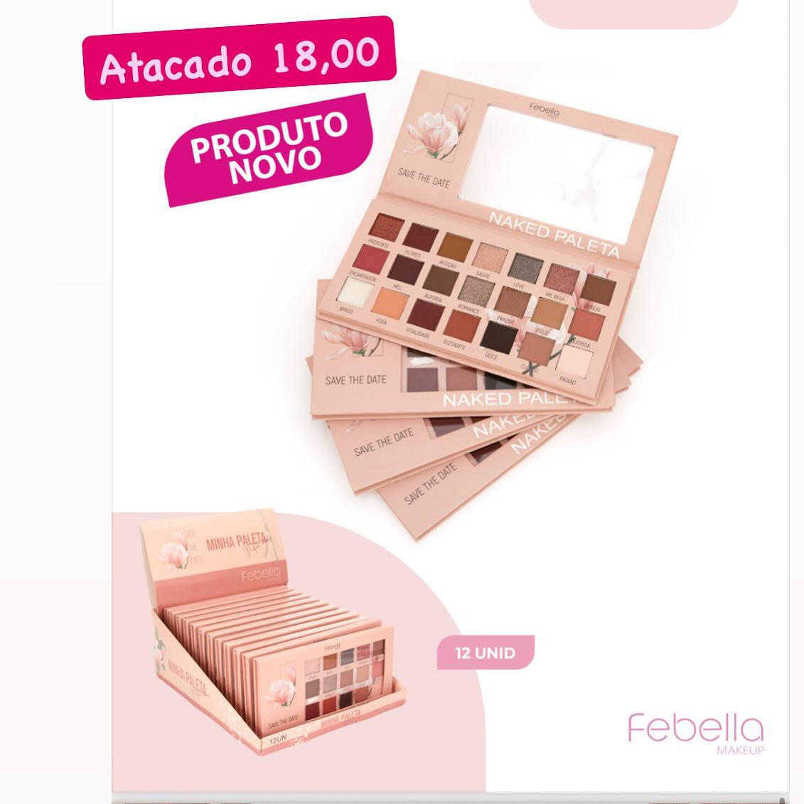 Paleta de Sombras Naked Palette Save the Date Febella