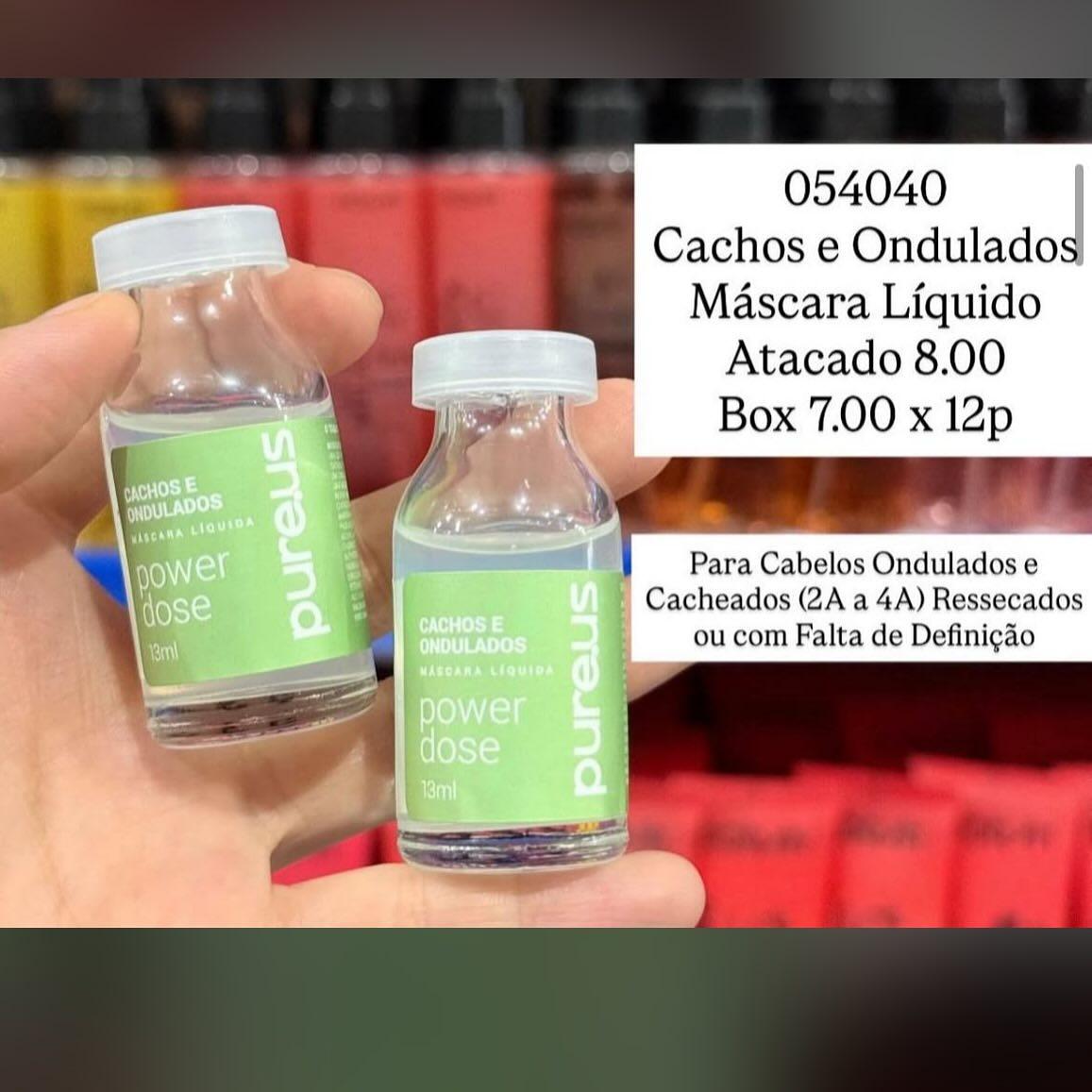 Máscara Líquida Pureus Cachos e Ondulados 13ml