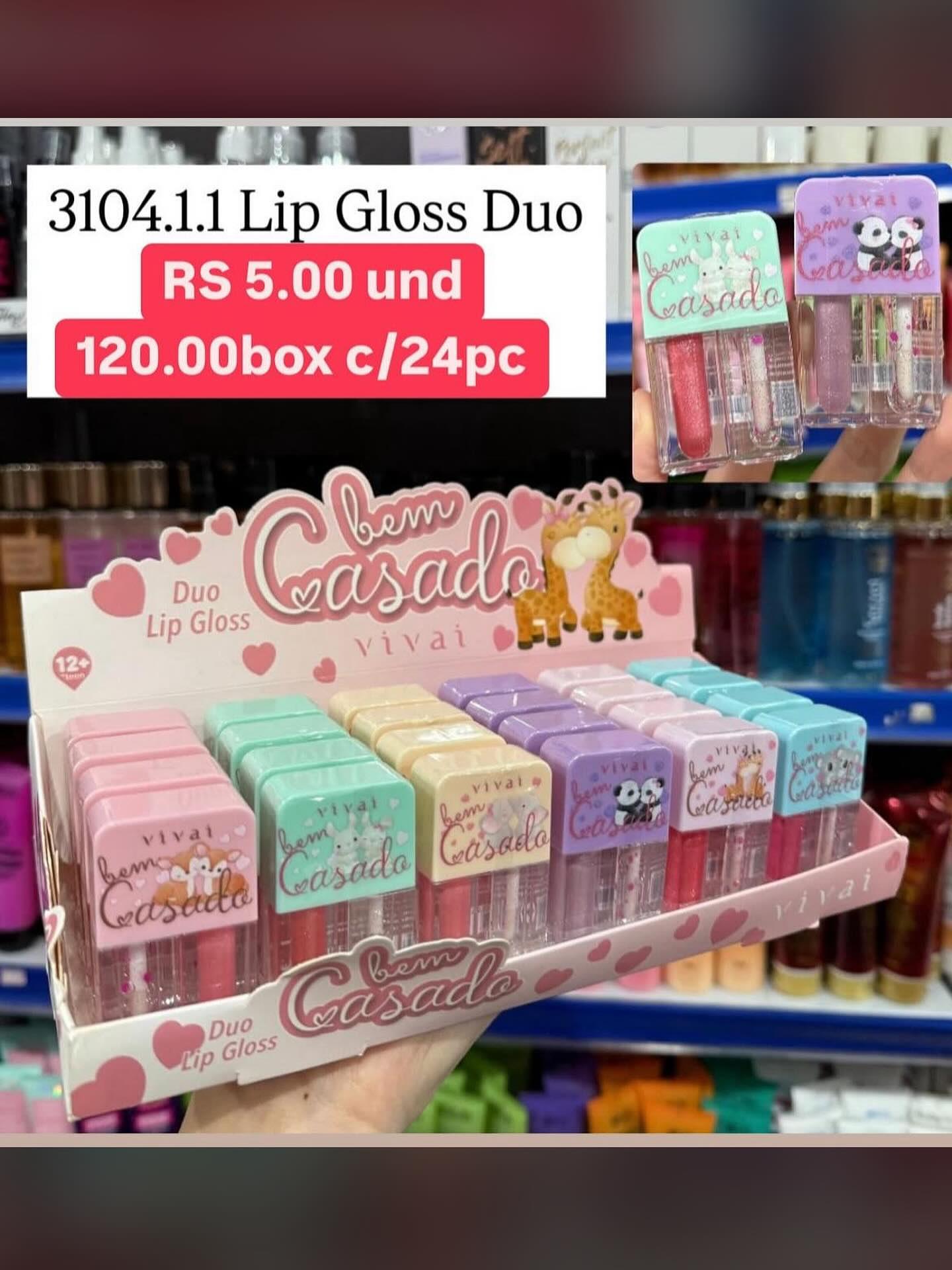 Duo Lip Gloss Bem Casado Vivai 3104.1.1