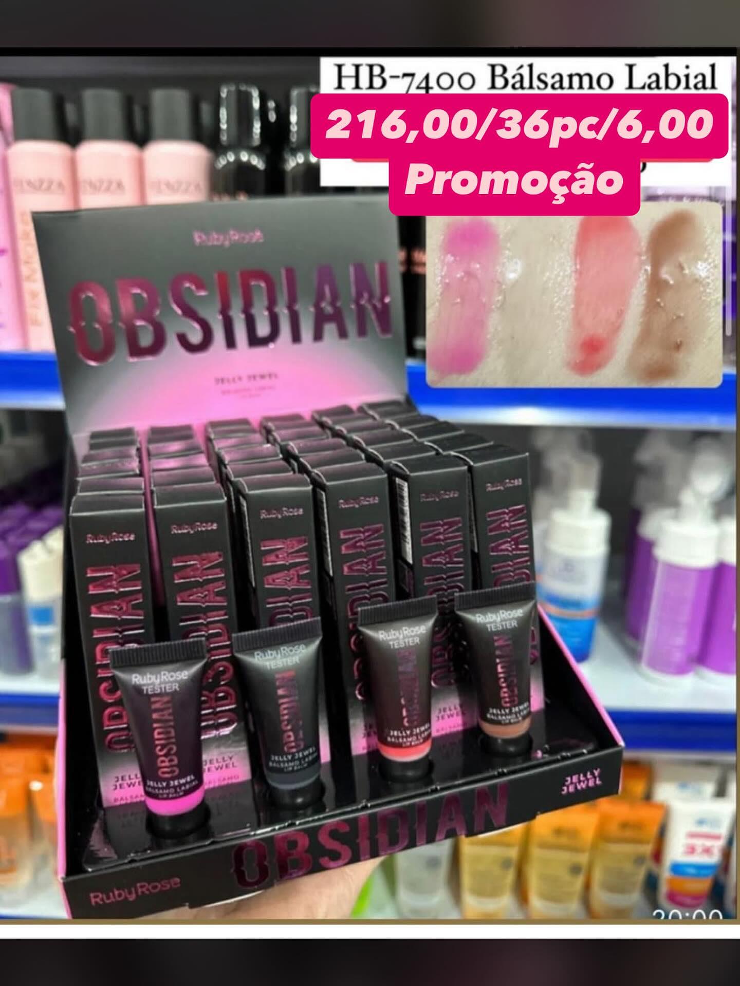 Bálsamo Labial Obsidian Ruby Rose HB-7400