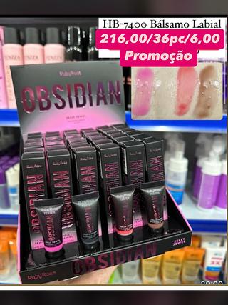 Bálsamo Labial Obsidian Ruby Rose HB-7400