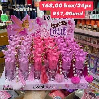 Lip Gloss Love Rain Little Angel com Chaveiro