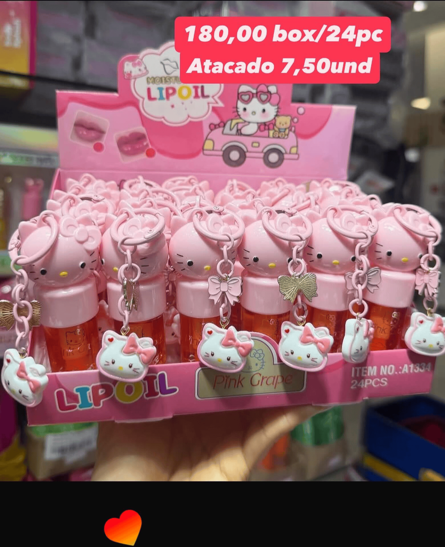 Lip Oil Pink Grape Hello Kitty A1334