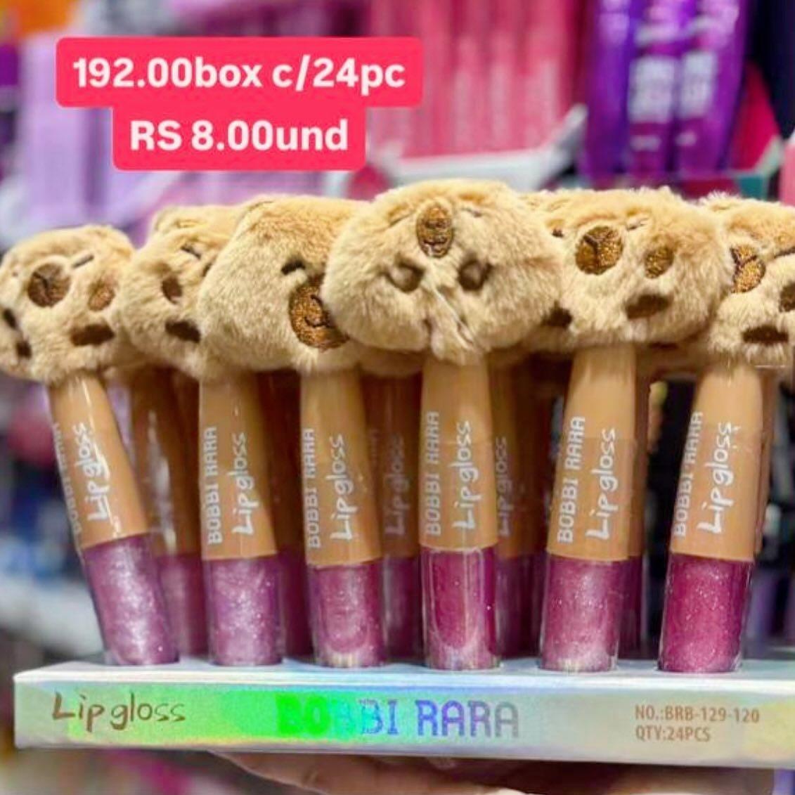 Lip Gloss Bobbi Rara com Ursinho