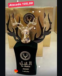 Perfume Al Noble Ameer Lattafa 100ml — frasco preto