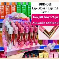 Lip Gloss + Lip Oil 2 em 1 Bobbi Rara BRB-081