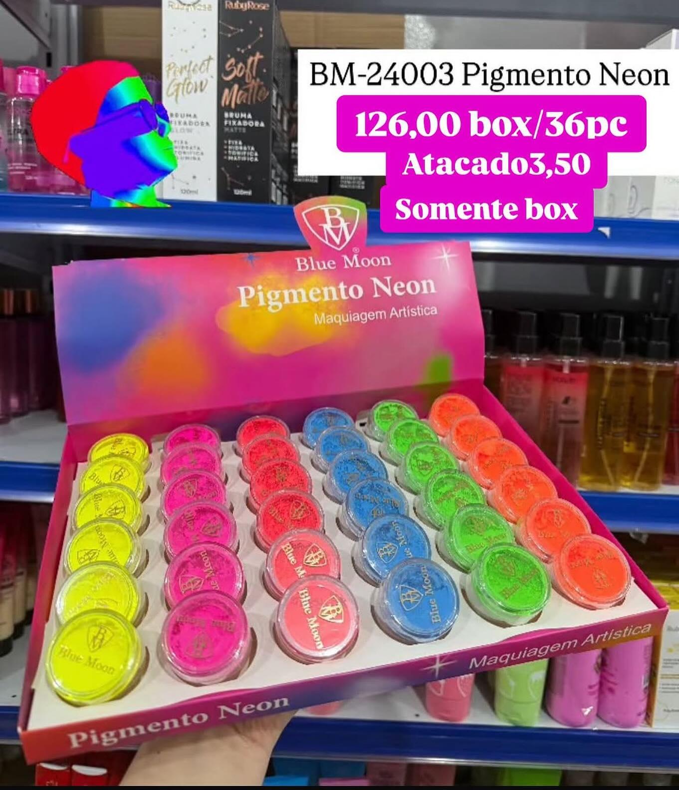 Pigmento Neon Blue Moon BM-24003