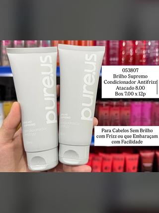 Condicionador Brilho Supremo Pureus Antifrizz 100ml