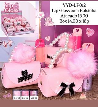 Kit Lip Gloss com Bolsinha Yoyo Maquiamor YYD-LP012
