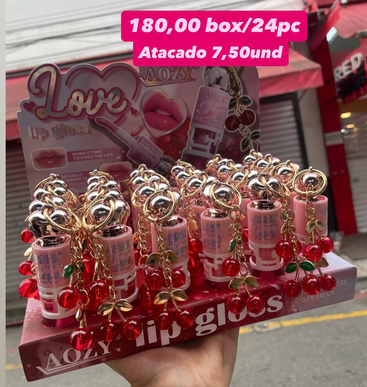 Gloss Labial Love AozY com Chaveiro