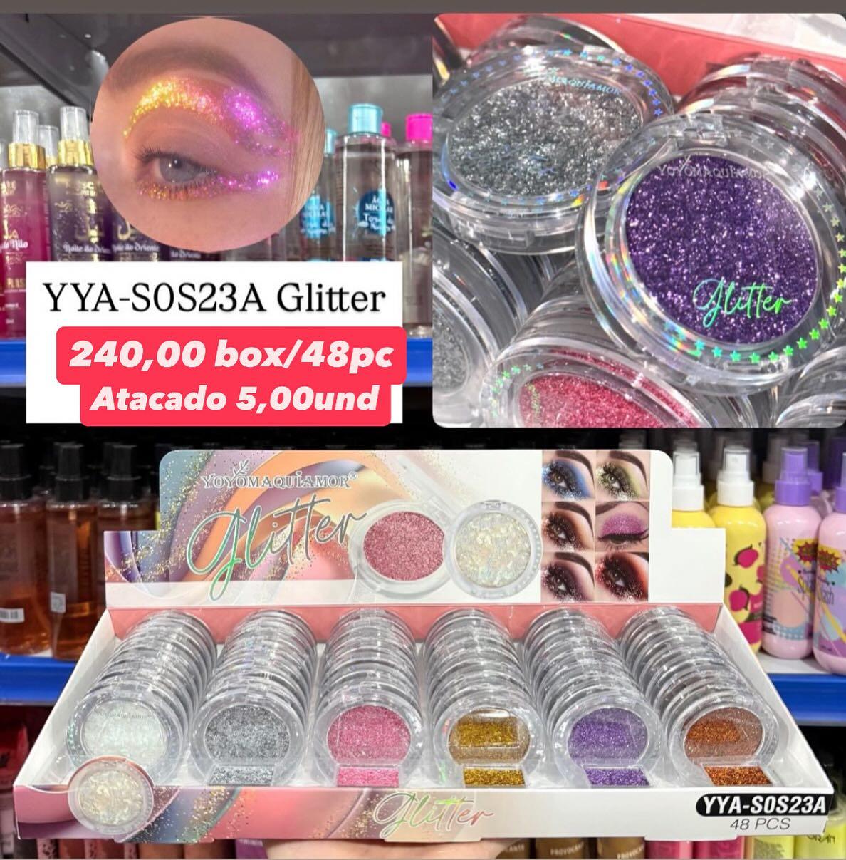 Glitter para Olhos Yoyo Maquiamor YYA-SOS23A