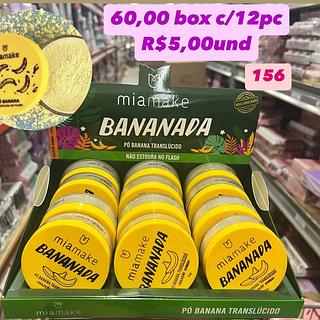 Pó Banana Translúcido Bananada MiaMake