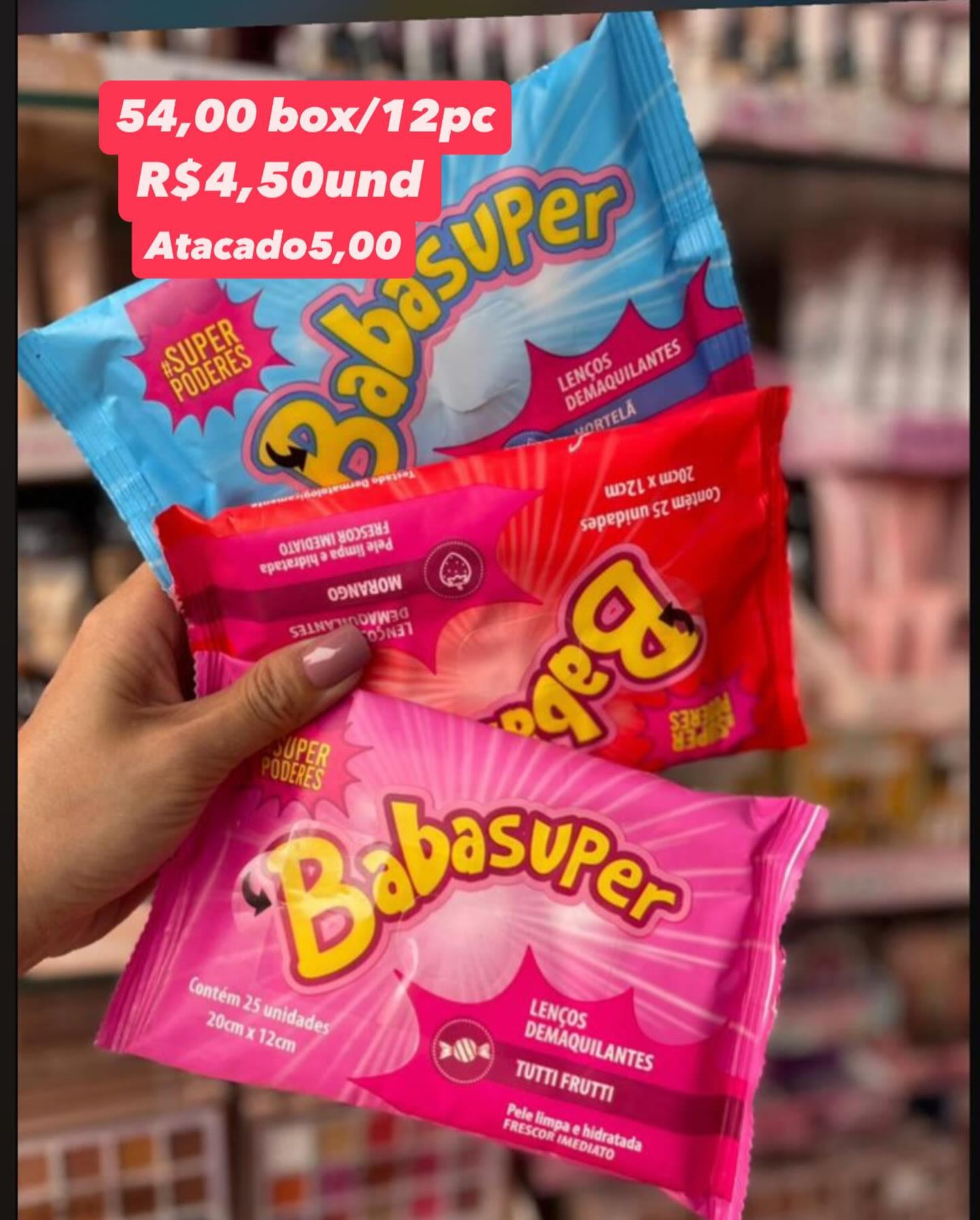 Lenços Demaquilantes BabaSuper