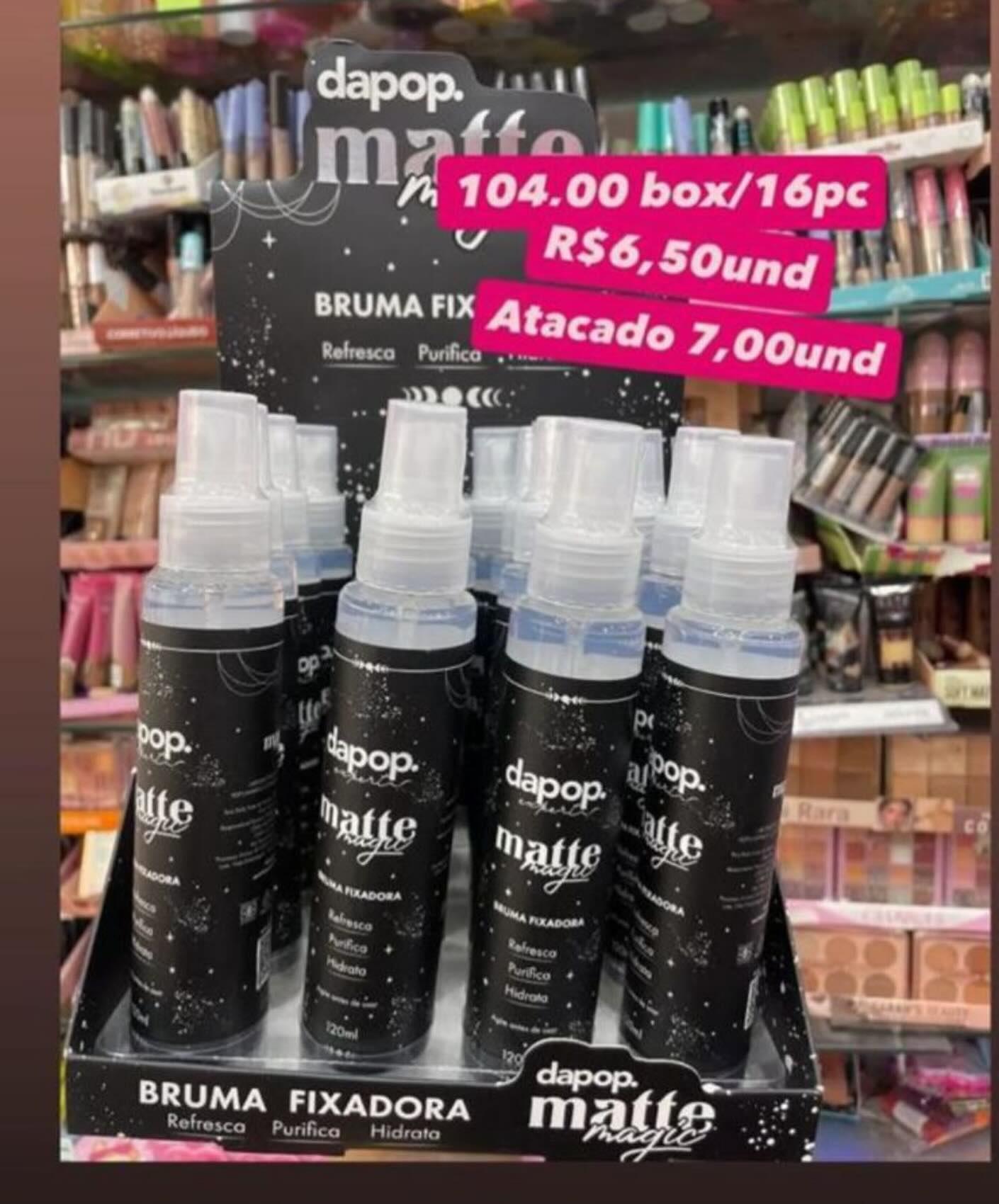 Bruma Fixadora Matte Magic Dapop 120ml
