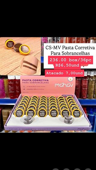 PASTA CORRETIVA PARA SOMBRANCELHA