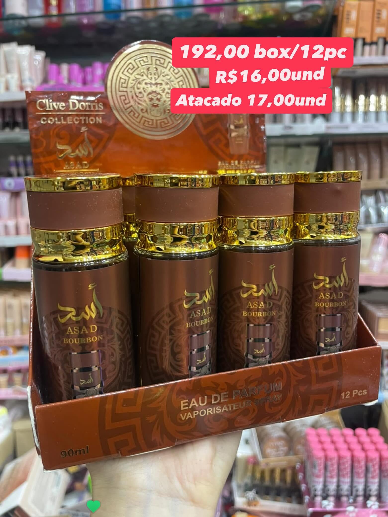 Perfume Asad Bourbon Clive Dorris 90ml