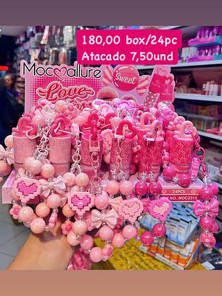 Chaveiro de Bolsa com Miçangas Mocallure MOC2315