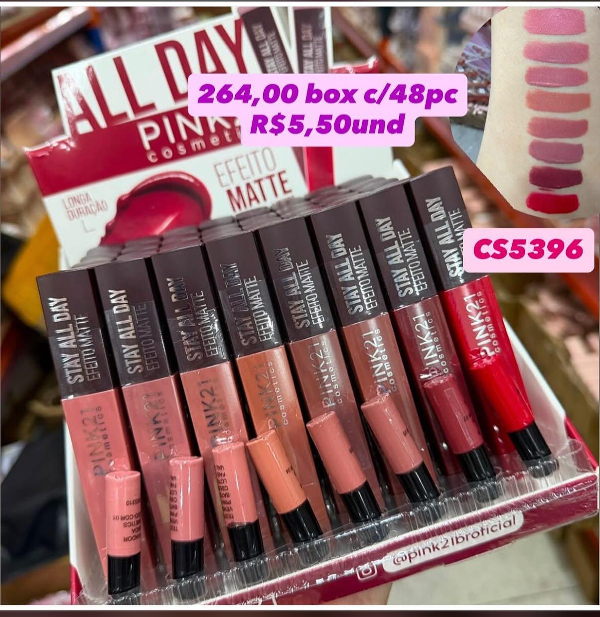 Batom Líquido Matte Stay All Day Pink21