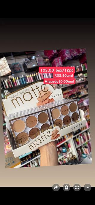 paleta contorno vivai matte cx com 12