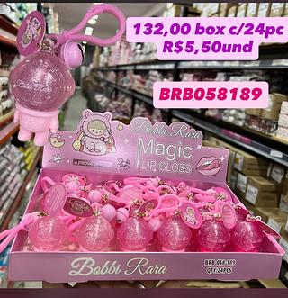 Magic Lip Gloss Bobbi Rara com Chaveiro BRB-058-189