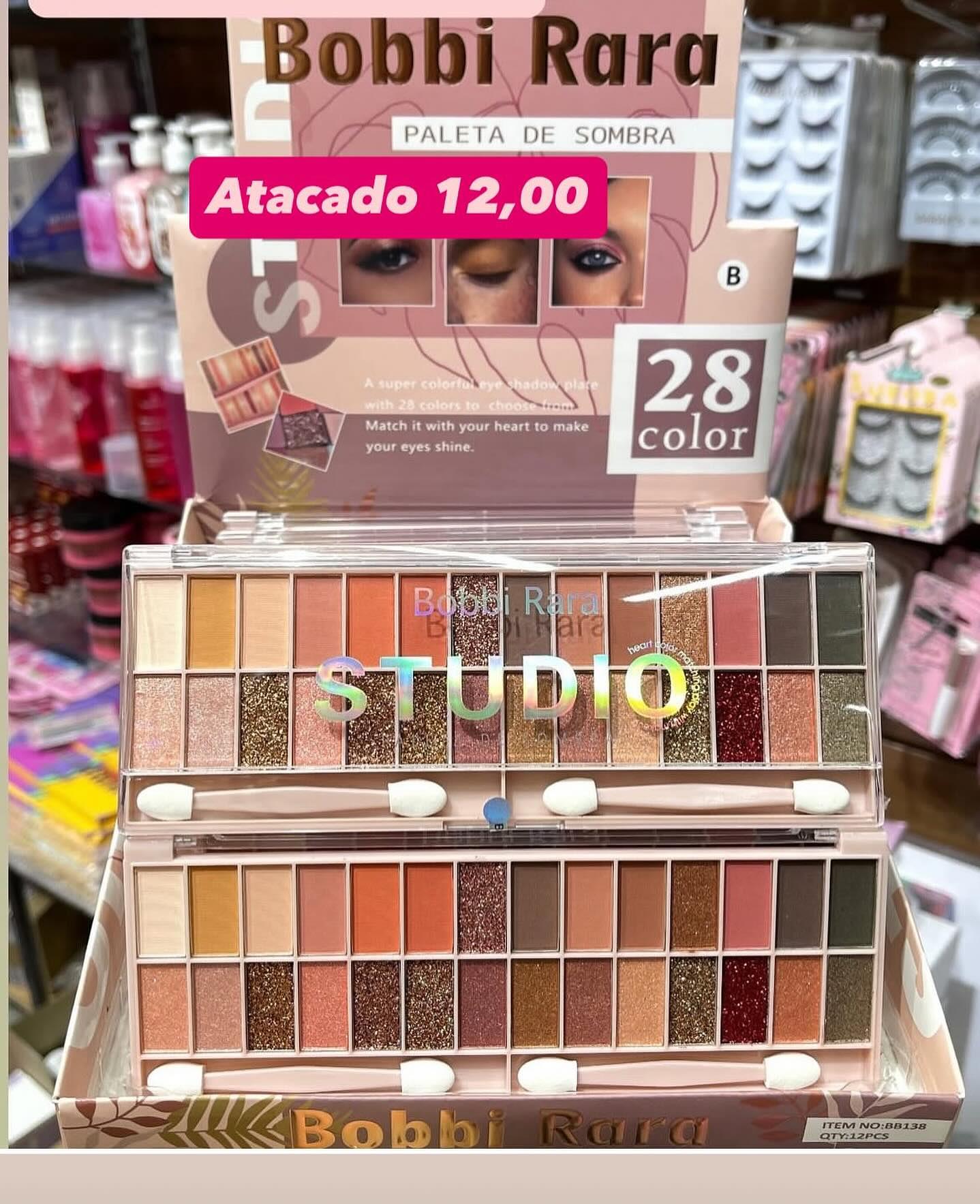 Paleta de Sombra Studio 28 Cores Bobbi Rara BB1388