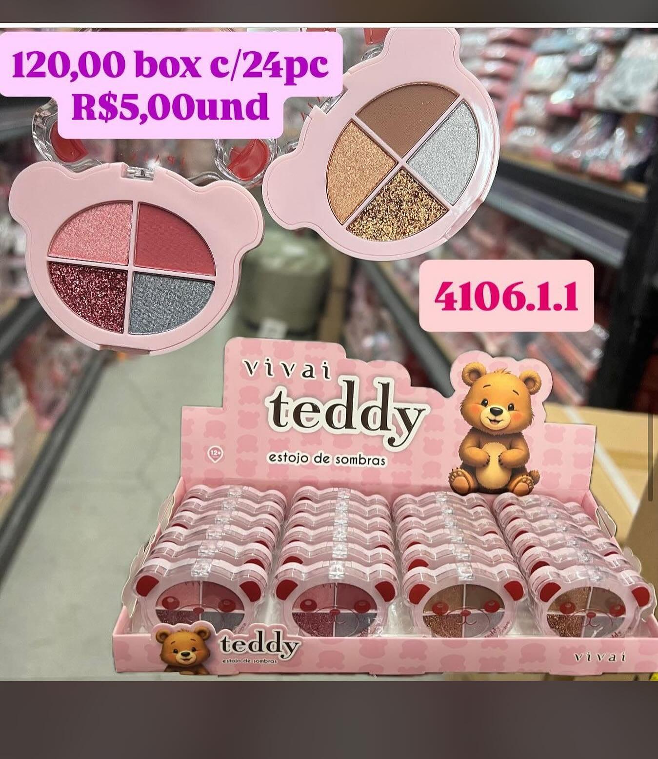 Paleta de Sombras Vivai Teddy 4106.1.1