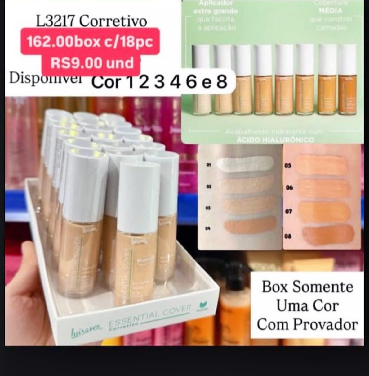 Corretivo Líquido Essential Cover Luisance L3217