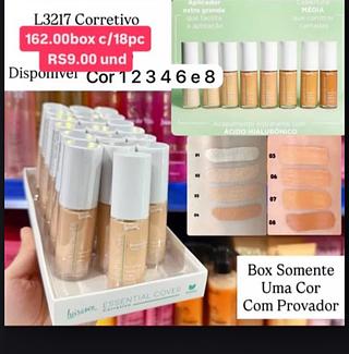 Corretivo Líquido Essential Cover Luisance L3217