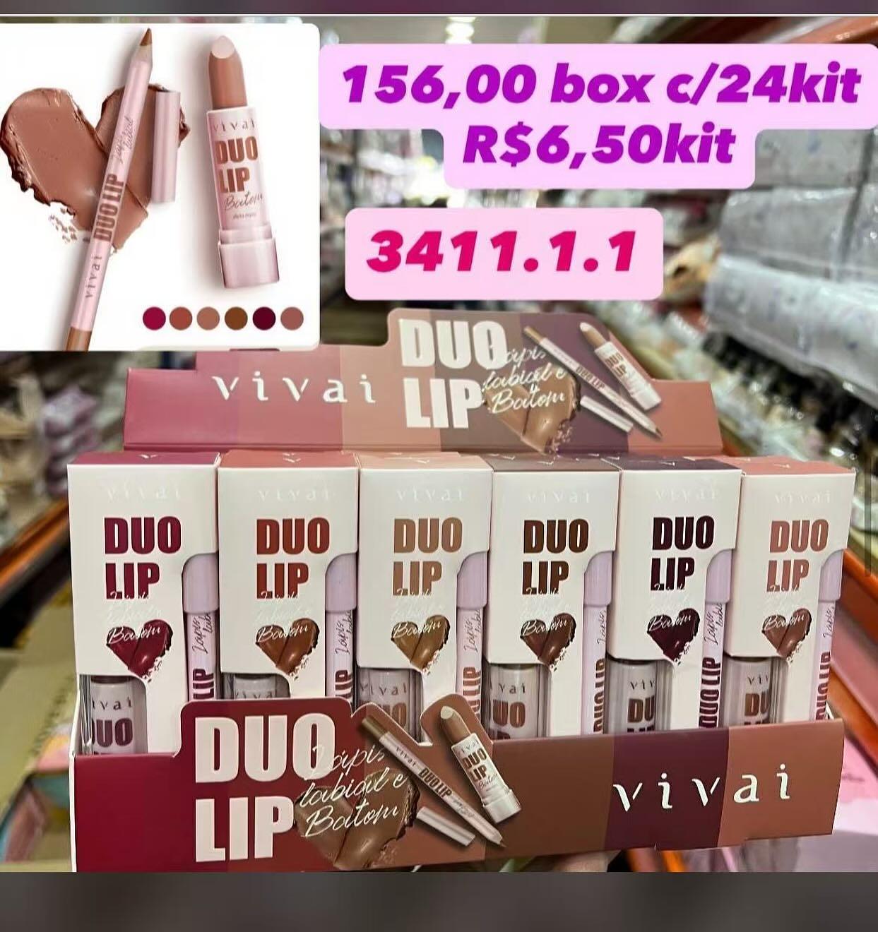 Duo Lip Vivai — Lápis Labial e Batom 3411.1.1