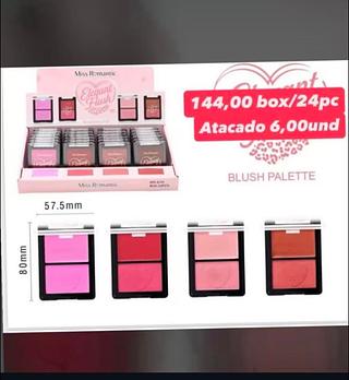 blush paleta box com 24 pcs