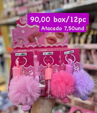 Lip Gloss Cute Lips com Chaveiro