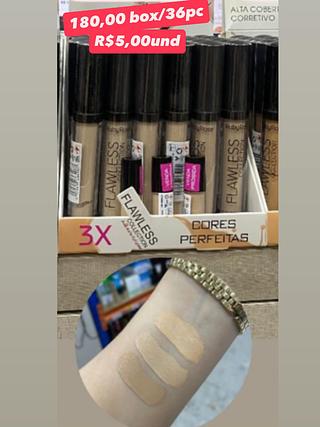 Corretivo Flawless 3X Cores Perfeitas