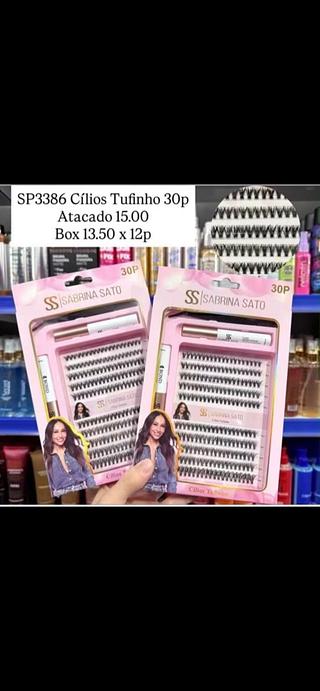 cilios tufinho sabrina sato com caneta cx com 12