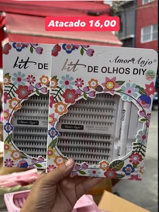 Kit de Cílios em Tufos DIY Amor Anjo