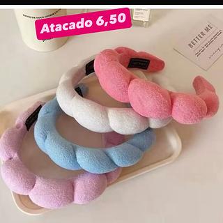 Tiara de Cabelo Atoalhada Trançada
