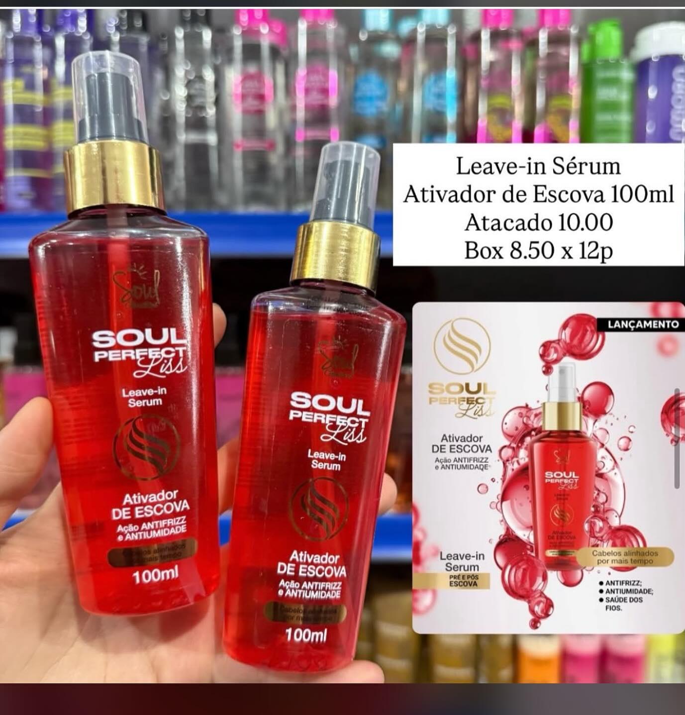 Leave-in Sérum Ativador de Escova Soul Perfect Liss 100ml