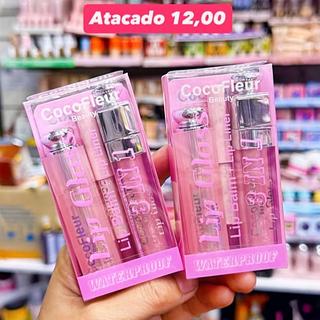Kit de Lábios Batom + Lip Liner CocoFleur Beauty Waterproof