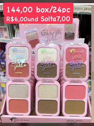 Paleta Duo Glow Girl Beijo de Neve BN8510