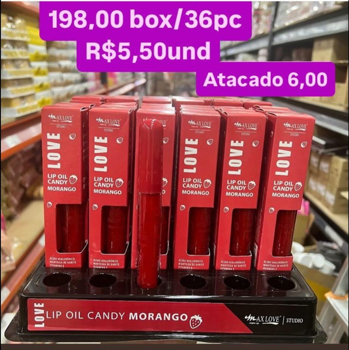 Lip Oil Candy Morango Max Love