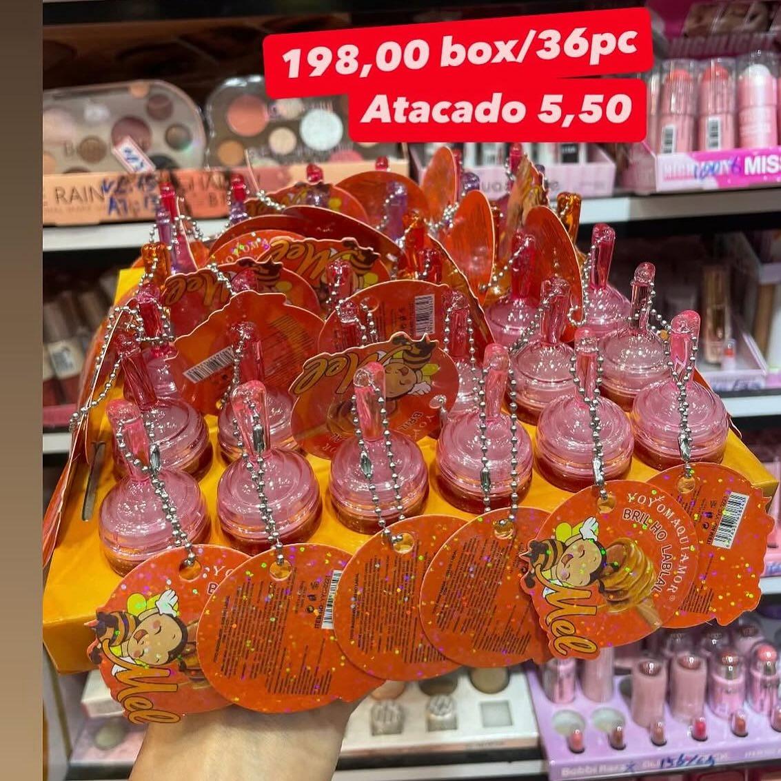 Lip Gloss com Chaveiro Yoyo Maquiamor