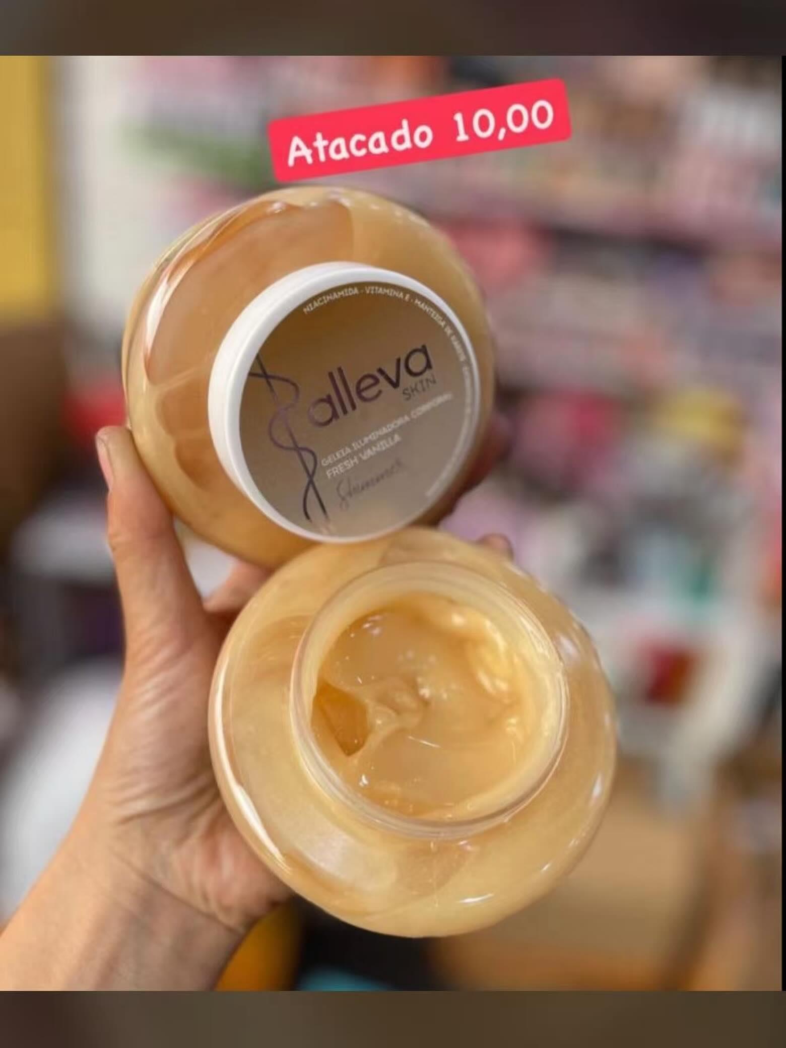 Geleia Hidratante Corporal Alleva Skin Fresh Vanilla Glamour