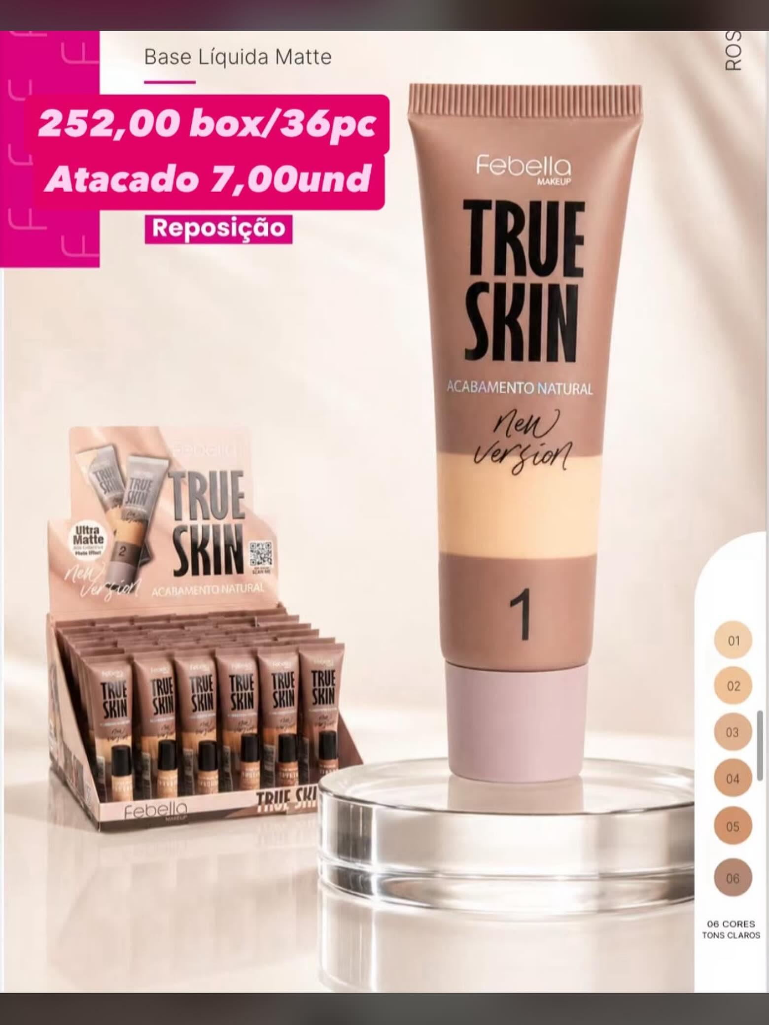Base Líquida Matte True Skin Febella
